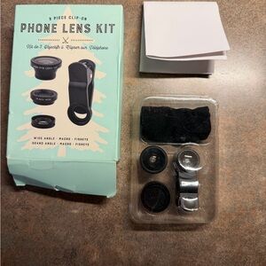 Clip-On Phone Lens Kit - Silver
